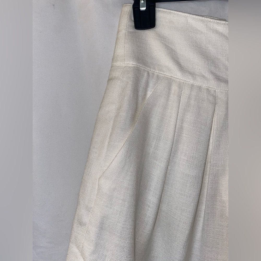 NWT Veronica Beard Alicia High-Rise Shorts Off White Sz 0 retail $ 348.00 - Picture 8 of 12